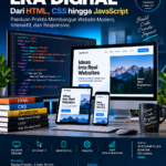 WEB DESIGN ERA DIGITAL Dari HTML, CSS hingga JavaScript Panduan Praktis Membangun Website Modern, Interaktif, dan Responsive